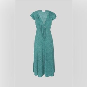 Auguste the Label Diamond Rumba Midi Dress Green size